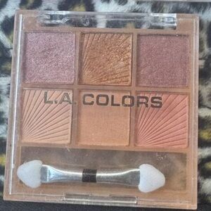 L.A. COLORS Eyeshadow Palette 6 Colors Set Of 1 Nite, 0.14 oz Make Up Cosmetics